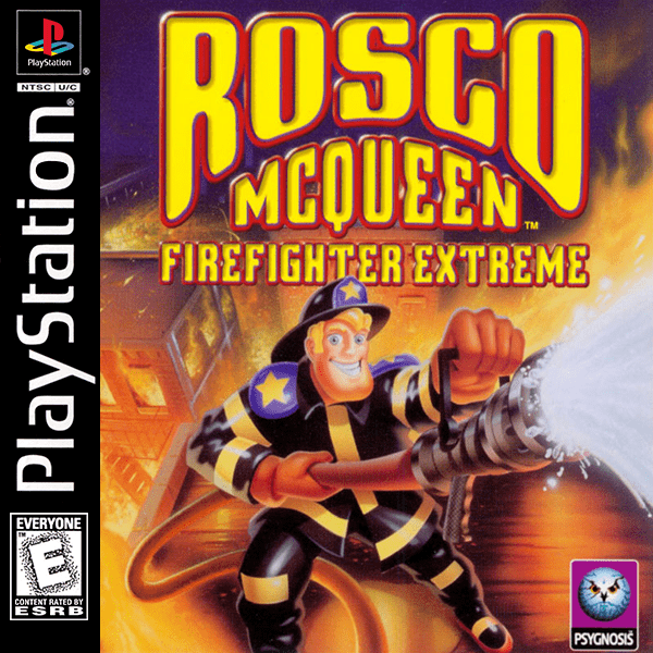 Rosco McQueen Firefighter Extreme box art for Playstation